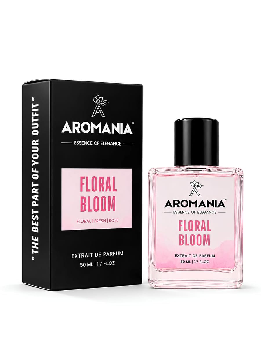 Floral Bloom bottle and box